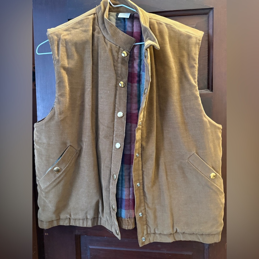 Vintage Jantzen Brown Corduroy Vest